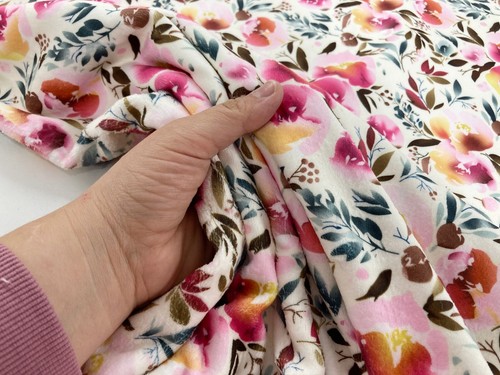 Cuddle Fleece Fabric Super Soft Patterned Colourful Warm Jumper Blanket Material - Picture 4 of 74