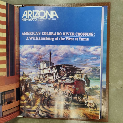 SELTEN 1984 ARIZONA HIGHWAYS 12 AUSGABEN KOMPLETTER GANZJAHRESBINDER JANUAR - DEZEMBER - Bild 13 von 14