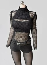 1/6 scale Fishnet Top Clothes  for 12" Action Figure Doll Accessory