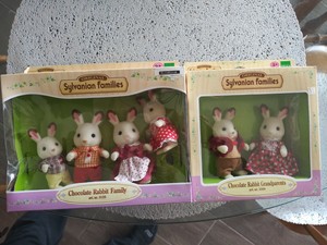 sylvanian families chocolate rabbit grandparents