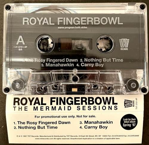 Royal Fingerbowl- The Mermaid Sessions- Ultra-Rare Promo Cassette E.P. - Picture 2 of 3