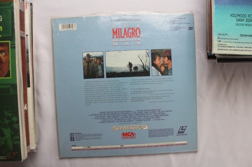THE MILAGRO BEANFIELD WAR laserdisc LD CHRISTOPHER WALKEN *BUY MORE AND SAVE* - Picture 2 of 4