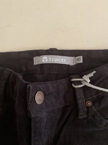 Girls Tractr Dark Brown Corduroys Sz 10 NWT - Picture 5 of 5