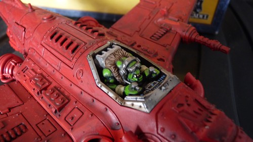 WARHAMMER 40K ORKS BOMMER BLITZABOMMA DAKKAJET PAINTED RED. - Picture 2 of 5