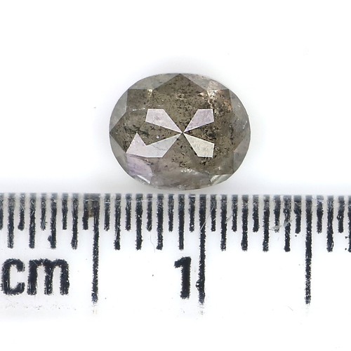 1.17 CT Natural Loose Oval Shape Diamond 6.70 MM Salt And Pepper Diamond QL8693 - Picture 6 of 8