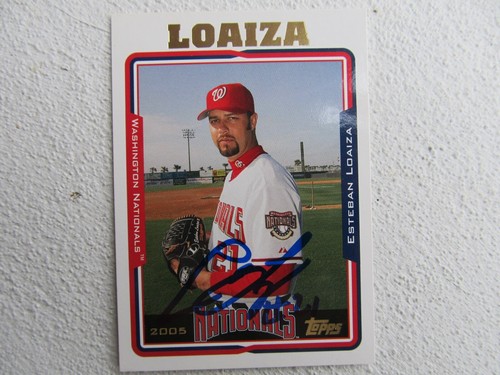 Nationals Esteban Loaiza Signed Autographed 2005 Topps Mint - Picture 1 of 1