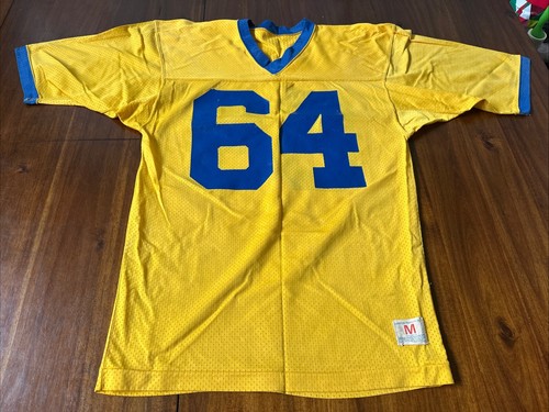 Champion Fußballtrikot gelb und blau Größe M Vintage
