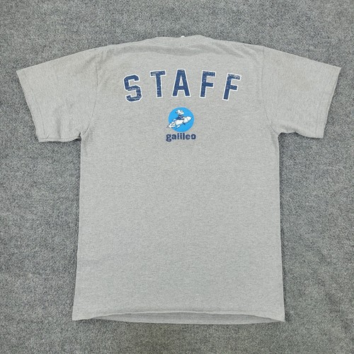 Galileo Shirt Men's Medium Gray Innovations Dept Staff Graphic Tee Short Sleeve - Picture 8 of 14