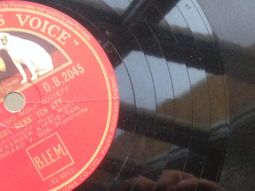 HUGO WOLF SOCIETY 3 HMV DB2045 -50 6x 78RPM HUSCH TRIANTI BOS ALEXANDER KIPNIS - Picture 3 of 8