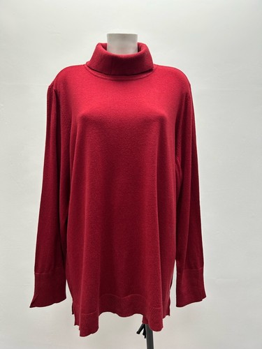 Ex Yours Ladies SOFT FEEL GORGEOUS Long Sleeve Roll Neck Jumper/Top Sizes 14-36 - Picture 25 of 30