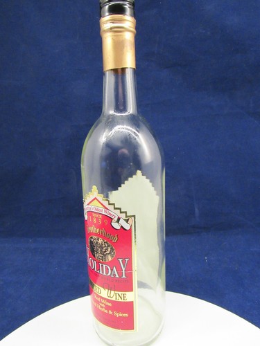 Brotherhood Holiday 750 Ml Clear Wine Bottle Empty, Screw Cap, Made Since 1839 - Picture 9 of 9