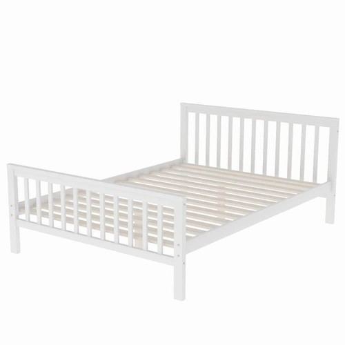 ANBAZAR Bunk Bed 61.4"H x 78.4"W x 97.2"D Detachable w/ Drawer + L Shape White - Picture 8 of 9