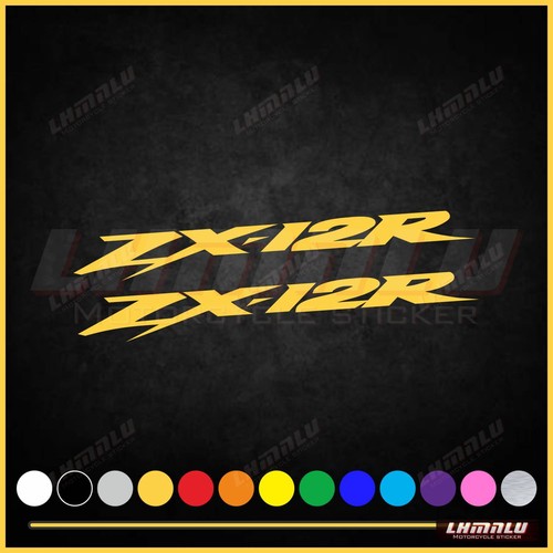 6pcs For KAWASAKI ZX-12R Sticker Motorcycle Fairing Decal Bodywork Vinyl LogoK23 - Imagen 7 de 12