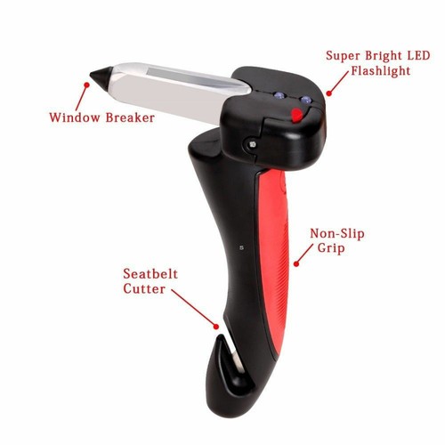 Portable Car Handle Support Auto Assist Grab Bar Vehicle Emergency Safety hammer - Picture 5 of 11
