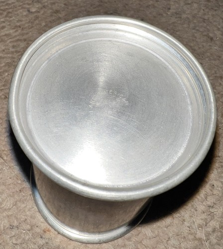 #3 Vintage Early American WEB Pewter Mint Julep Cups Kentucky Derby Cup Tumbler - Picture 8 of 12