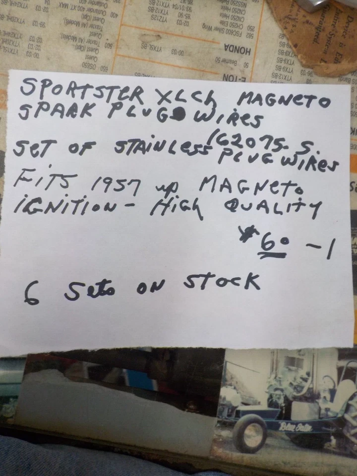 Sportster XHCH Magneto Spark Plug Wires, 162075-S - Image 3 of 3