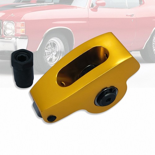 1.7 Ratio 7/16" Stud Gold Roller Rocker Arms Kit Fits Chevy BBC 396 402 427 454 - Picture 3 of 5