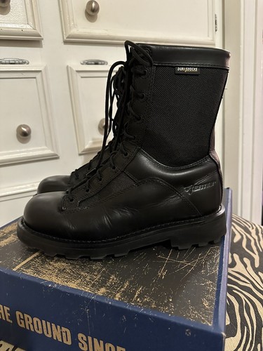 Bates Men's 8" DuraShocks® Lace-to-Toe Side Zip Boot Black - E03140, Size 9 - Picture 5 of 7