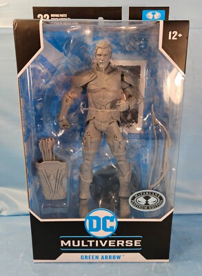 McFarlane DC Multiverse Injustice 2 Green Arrow Chase Platinum Edition Figure.