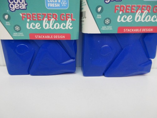 Cool Gear Reusable Mini Impact Freezer Ice Blocks Lot of 2 Blue - Picture 4 of 9