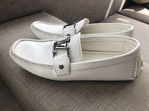 louis vuitton white loafers