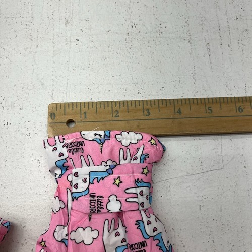 Satinior Black & Pink Printed 2 Pack Kids Mittens One Size NEW - Picture 4 of 4