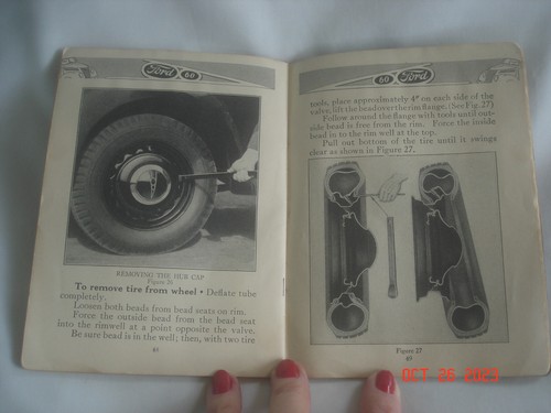 1937 GENUINE Well-Used FORD V60 REFERENCE BOOK Copyright 1936 Ford Motor Co. - Picture 8 of 11