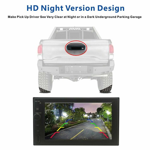 Cámara de mango de reversa para puerta trasera para automóvil para Dodge Ram1500,2500,3500,2009-2017 - Imagen 11 de 12