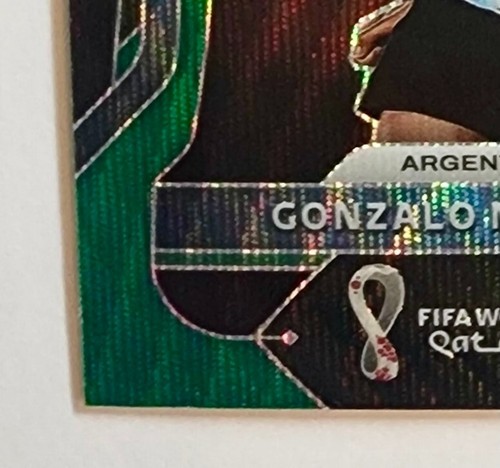 Gonzalo Montiel/D Argentinien RC | 2022 WM Green Wave Prizm Rookie Karte #3 - Bild 5 von 7