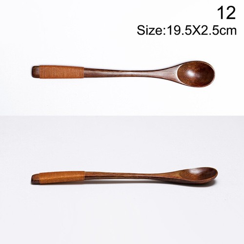 Wooden Spoon Cooking Large Wood Soup Spoons Dinner Tablespoon Tableware-2PCS - Imagen 21 de 41