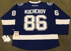 Nikita Kucherov Signed Tampa Bay Lightning RBK Premier Jersey Auto NHL + JSA COA