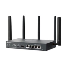 TP-Link Omada ER706W-4G 5Port Gigabit 4G+ LTE MultiWAN Router Wi-Fi 6 AX3000 VPN