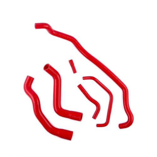 For Abarth Punto Evo Alfa Romeo Mito QV Silicone Radiator Water Hose Kit Red - Picture 5 of 21