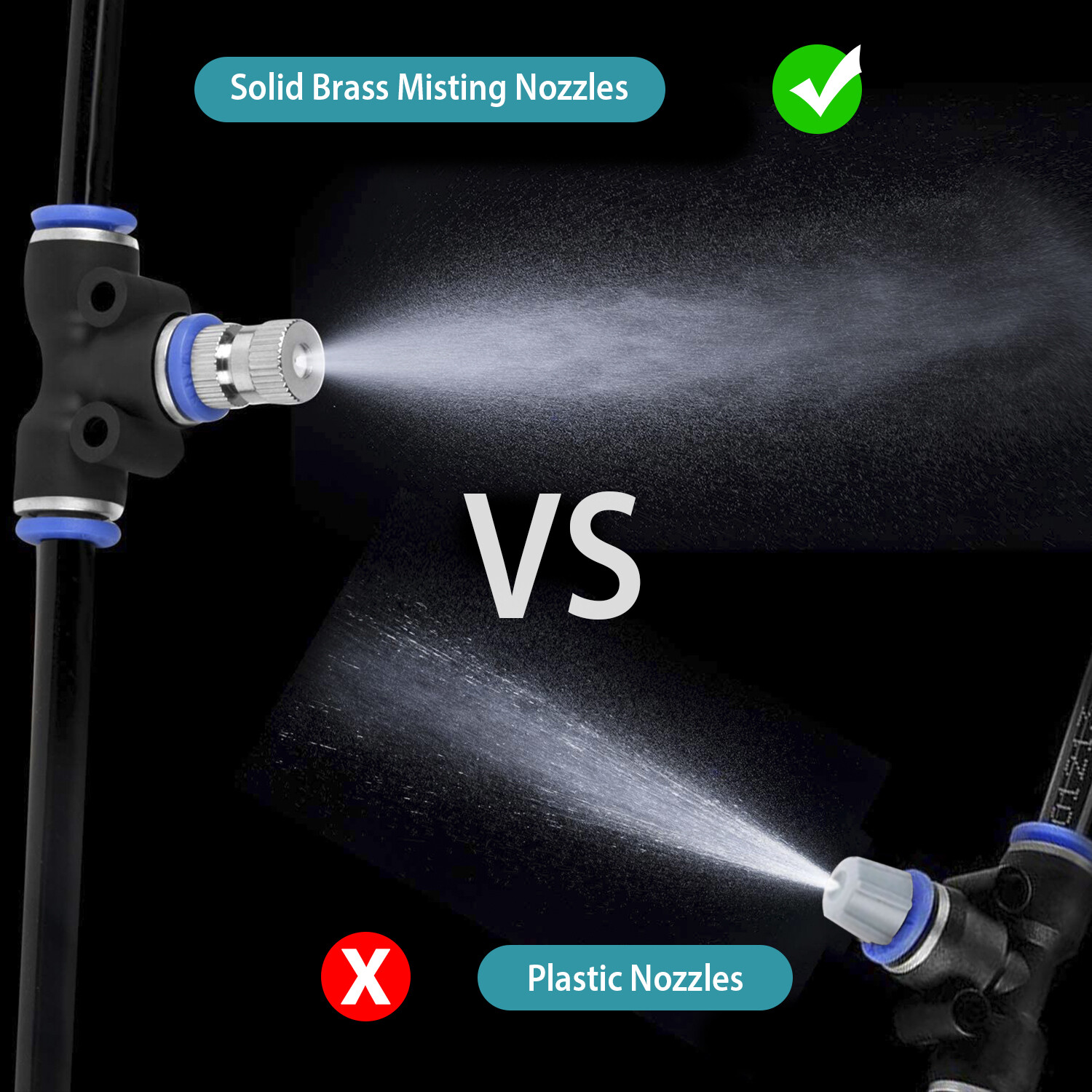 5/10/15M Patio Garden Misting Cooling System Garden Water Mister