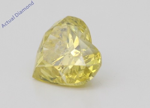 Herz loser Diamant (1,08 ct lebendiges Gelb (verbessert) Si2 () Reinheit) IGL - Bild 5 von 5
