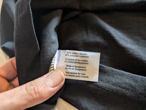 Brand New Eddie Bauer Black XXL 2XL SU7153 BAK T Shirt No Pocket - Picture 5 of 7