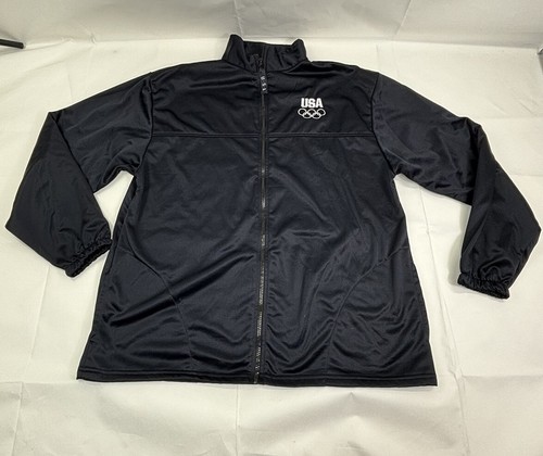 United States Olympic Committee Full Zip Blue Lightweight Jacket Men's XXL USA - Picture 2 of 10