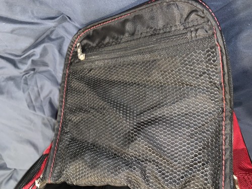 New Red Samsonite 1910 Over The Shoulder Or Hand Luggage Travel Bag w/ Strap NWT - Picture 8 of 17