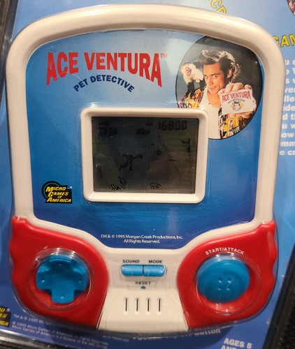 1995 Ace Ventura Pet Detective Original Electronic LCD Video Game NEW & SEALED - Picture 3 of 8