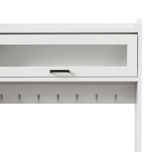 5 Tier Kitchen Cabinet With Power Outlets LED Lights Bakers Rack Microwave Stand - Picture 6 of 9