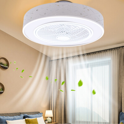 Fit Living Room Modern Ceiling Fan &LED Light Cooling Round Pineapple Bead Fan?