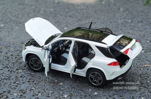NOREV 1/18 BENZ GLE 2019 SUV pressofuso modellino auto regali display nero/bianco/grigio - Foto 6 di 7