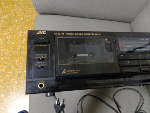 JVC TD-W444 STEREO DOUBLE CASSETTE DECK PLAYER and recorder made japan - Bild 15 von 16