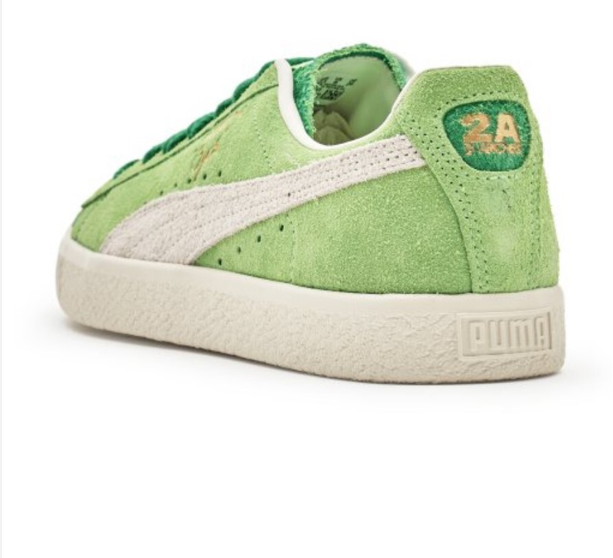 ◆PUMA◆ Puma Balance Clyde Green Ivory 39632501 396325-01 PUMA X Balansa Clyde Vintage men's shoes 396325 01 Pitch