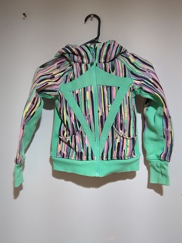 ivivva by lululemon Girls Size 8 Green Jacket Heavy Weight Warm Full Zip - Picture 1 of 10