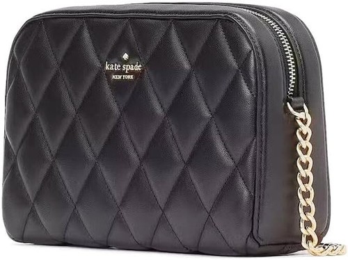 Kate Spade New York Women's Carey Smooth Leather Quilted Mini Camera Bag - KG425 - Picture 1 of 6