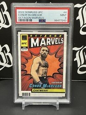 2022 Donruss Conor McGregor Octagon Marvels UFC Card No. 4 PSA 9 MINT