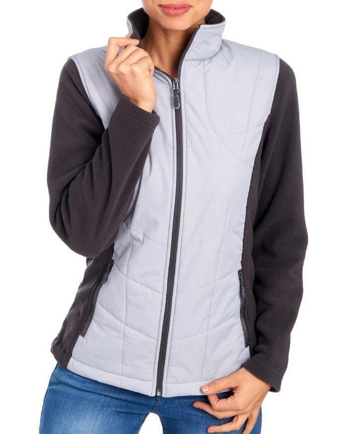 New balance micro 2025 fleece quilted jacket