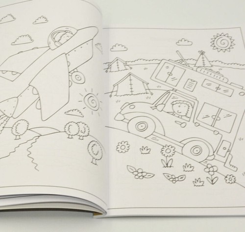 Kids Colouring Book Sticker Book Activity Colouring Books Boys Girls Fun Sticker - Picture 33 of 96