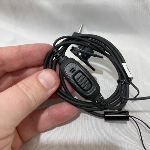 HYT EHS13 Earpiece With Inline PTT Microphone And Vox HYTERA EHS13 Black - Picture 7 of 11